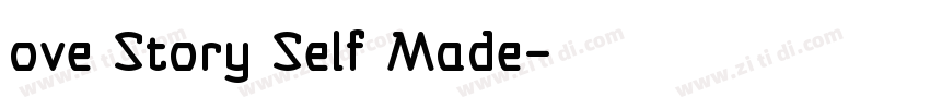 ove Story Self Made字体转换
